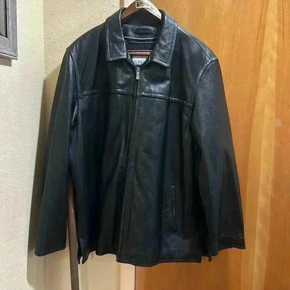 Wilson’s leather M Julian bomber jacket, zip out Thinsulate vest size XL